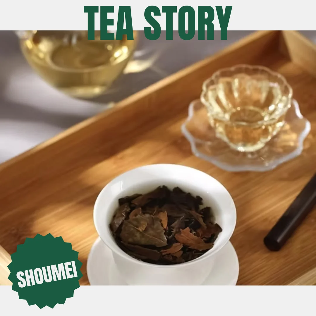 Tea Story Longevity Eyebrow Tea [Gentle Detox] Mature Leaf Daily Brew, Aged White Tea Loose Leaf 50g/100g/250g