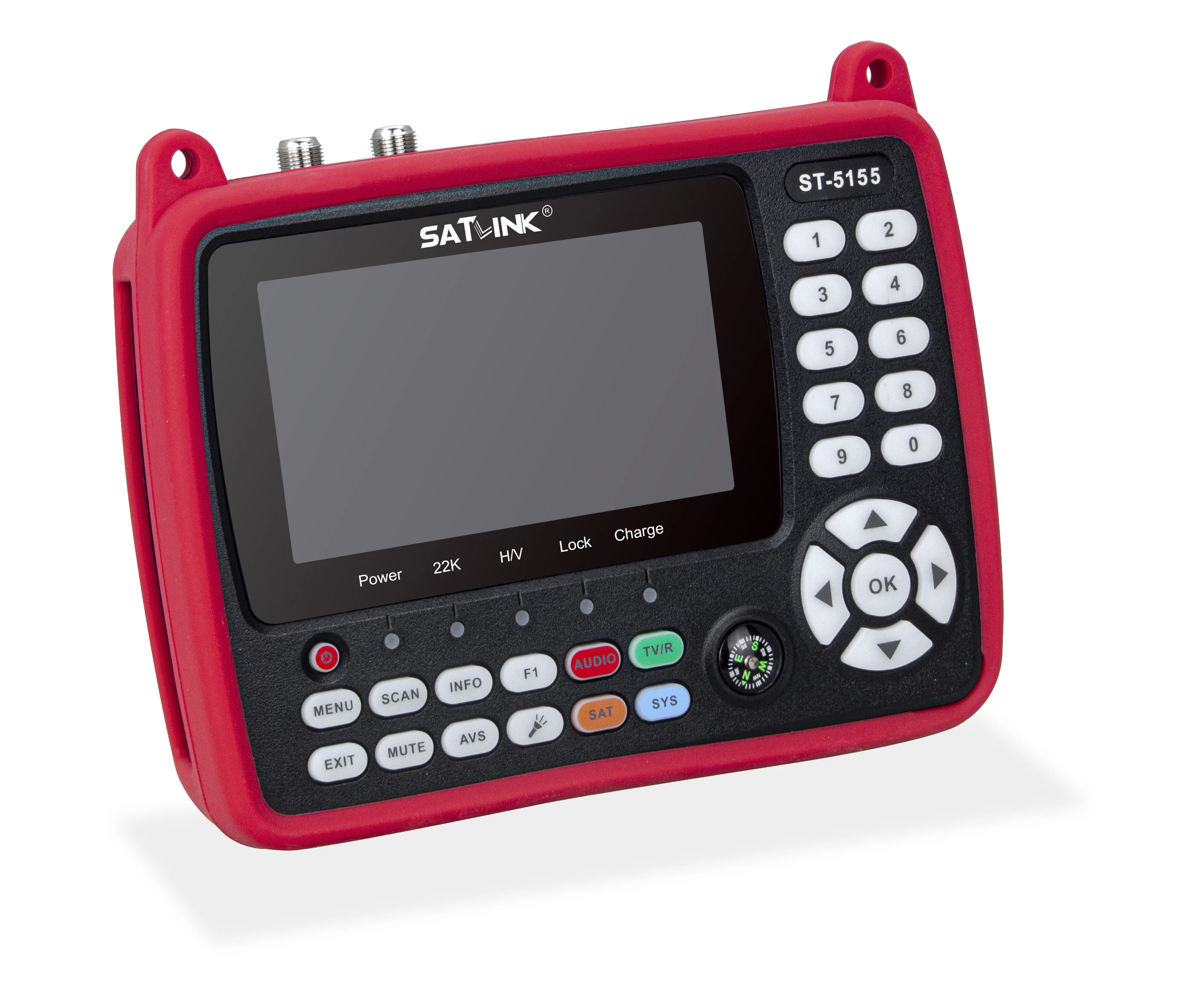 Satlink-Localizador de satélite ST-5155 + DVB-S2 + DVB-C, Combo MPEG4 HD H.265, 4,3 pulgadas VS DVB-T2 gtmedia V8 Finder2 pro max