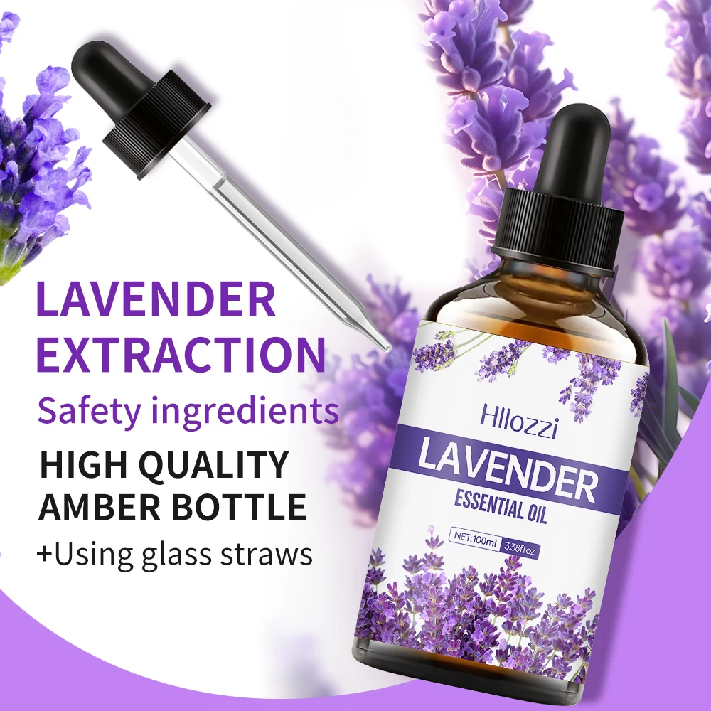 Aceite esencial de lavanda para el cuidado de la piel del cuerpo facial aceite esencial hidratante masaje aceite esencial