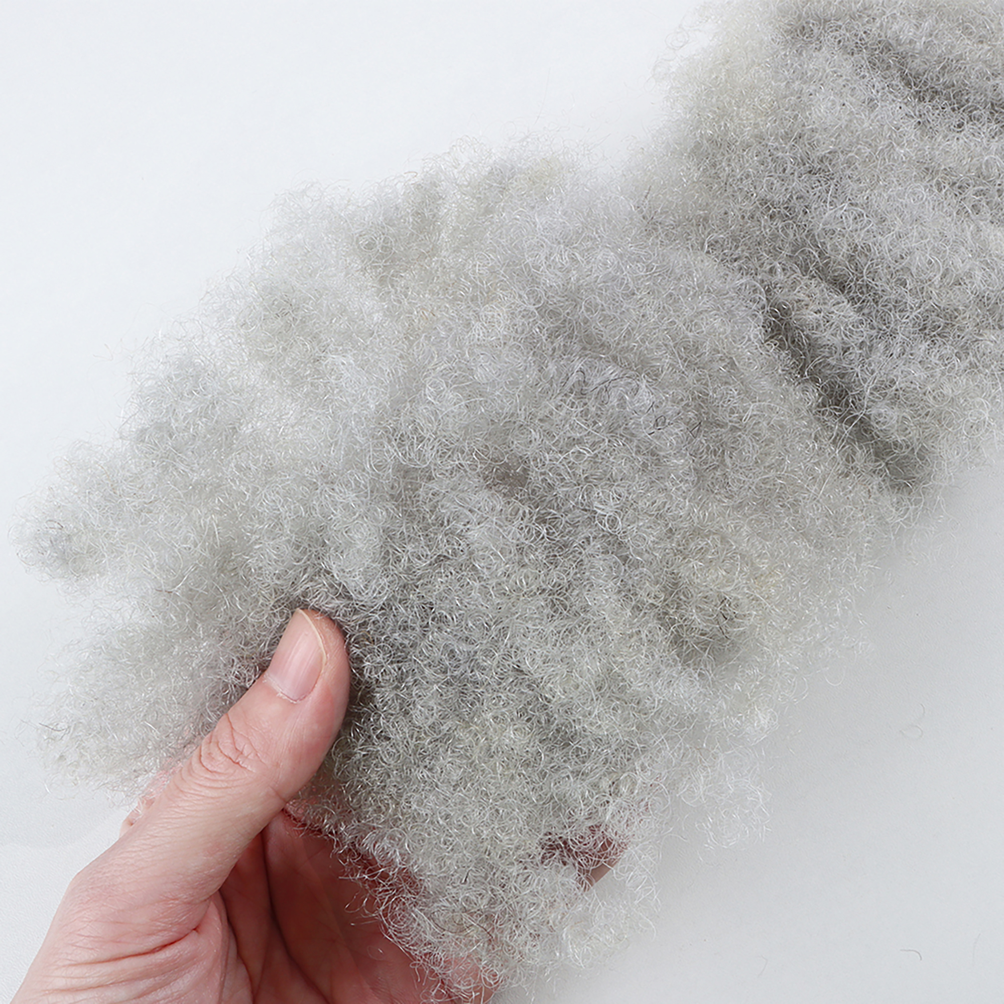 Orientfashion afro kinky em massa feixes de cabelo humano 100% afro em massa afro torção cabelo cinza sal e pimenta trança e crochê