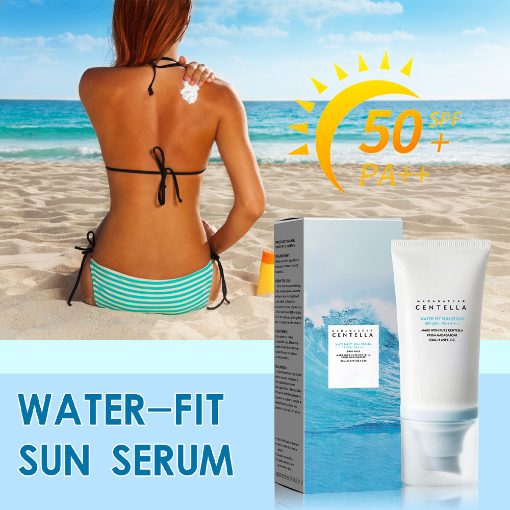 Nuovo SPF50 + Protezione Solare Coreano Viso Corpo Impermeabile 50ML Anti UV Idratante Crema Solare Viso per Le Donne Degli Uomini Sport All'aria Aperta Viaggi