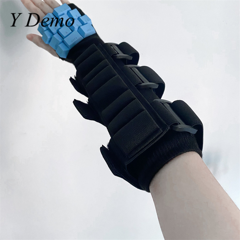 Y Demo estilo Ninja manga de brazo multifunción Techwear correas de hebilla pulsera guantes ropa de calle accesorios ajustables al aire libre