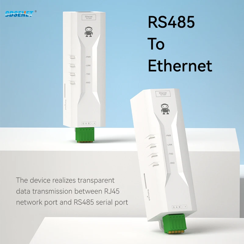 RS485 zu Ethernet Serial Server Modbus Gateway TCP/UDP CDSENET NE2-D11P RS485 Stromsignalisolierung IMQTT HTTP DNS DIN-Schiene