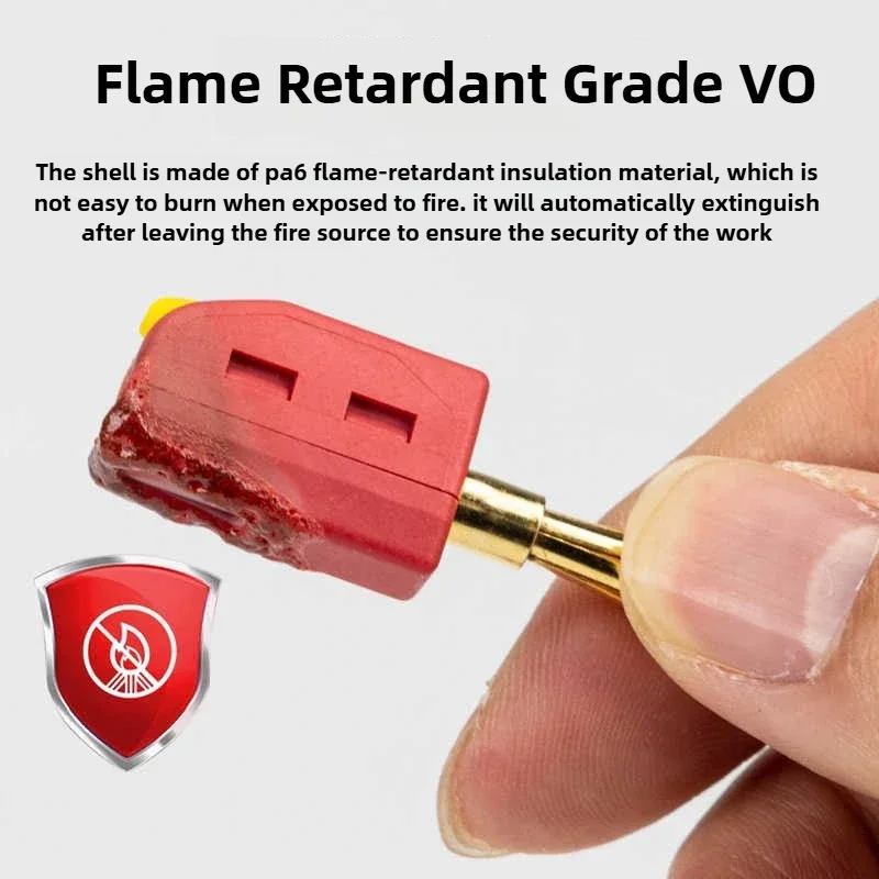 10 Uds. Conector Banana de 4mm conexión rápida de alta corriente conector Banana chapado en oro 32A prueba eléctrica