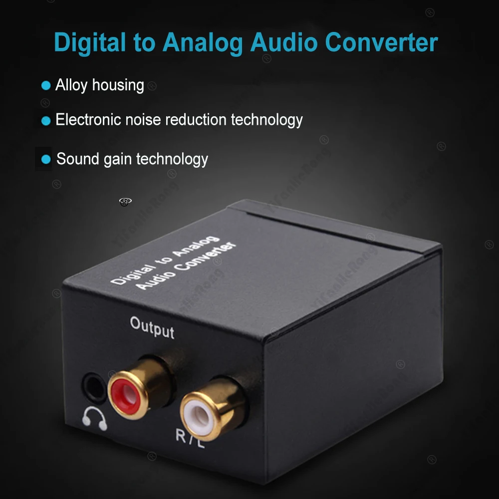 Audio Converter Coaxial Optical Fiber Toslink Digital to Jack 3.5mm Analog For RCA SPDIF Digital Audio Decoder Stereo Amplifier