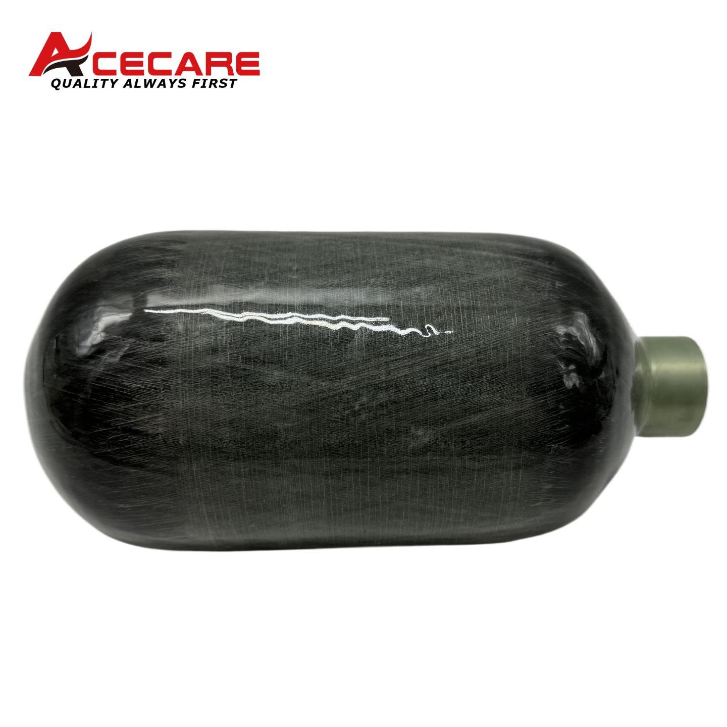 Acecare 4500Psi 300Bar 1.1L Koolstofvezel Cilinder Hogedruk Luchtfles HPA Tank Mini Scuba M18 * 1.5