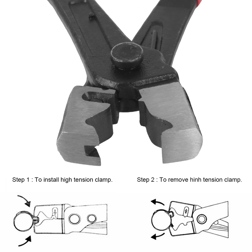 ท่อน้ํา CLAMP COLLAR ท่อคลิป CLAMP คีมซ่อมรถยนต์เครื่องมือ R ประเภทรถท่อน้ํามัน CRIMPING Plier