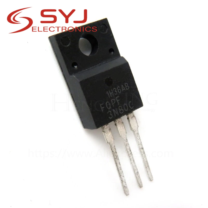 5 teile/los fqpf3n80 3 n80 800v 3a auf Lager