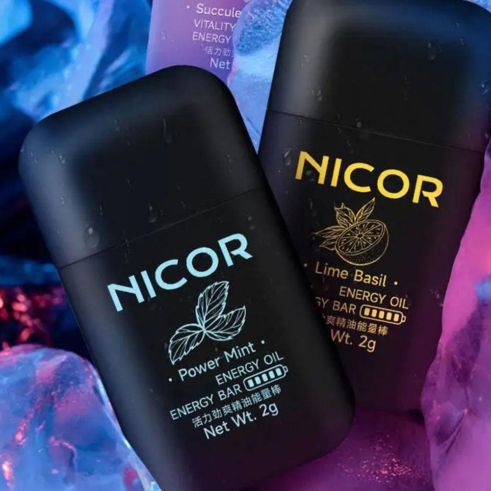 Miniartefacto Nasal de menta, inhaladores nasales, palo de conducto Nasal, alivio de la congestión Nasal, rinitis, conducción, fatiga, refrescante