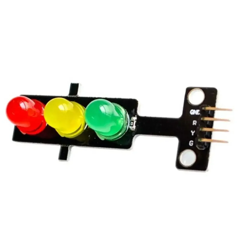 Anpwoo führte kreative Ampel emittierende Modul 5V Digital signal Ausgang gewöhnliche Helligkeit 3 Licht separate Steuerung