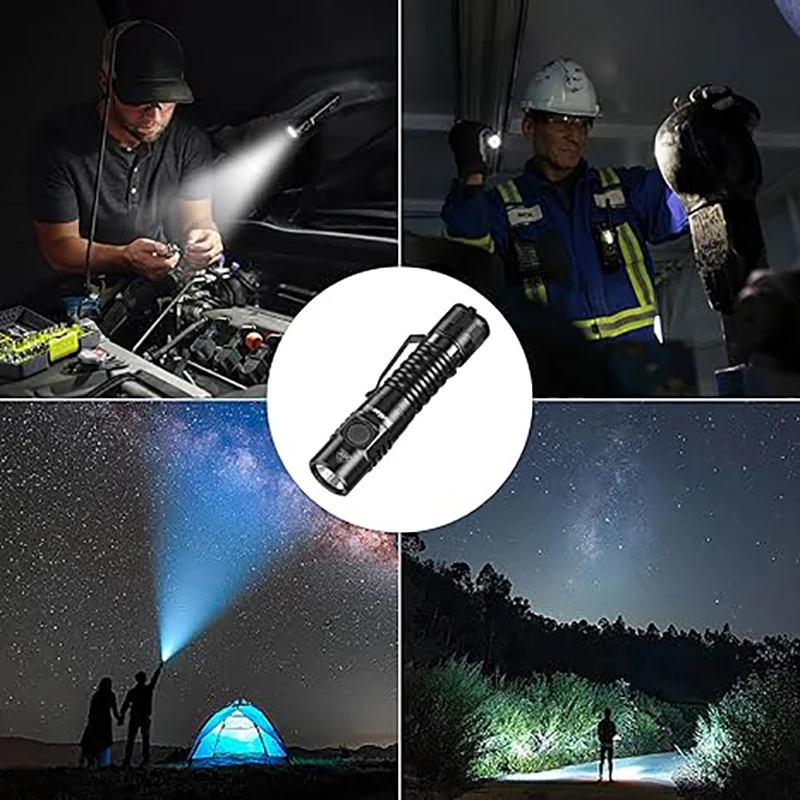 Wurkkos FC11C Nichia 519A Buck Circuit Hiking 18650 Flashlight Max ouput 1200 LM USB C Rechargeable EDC Torch Father's Day Gifts