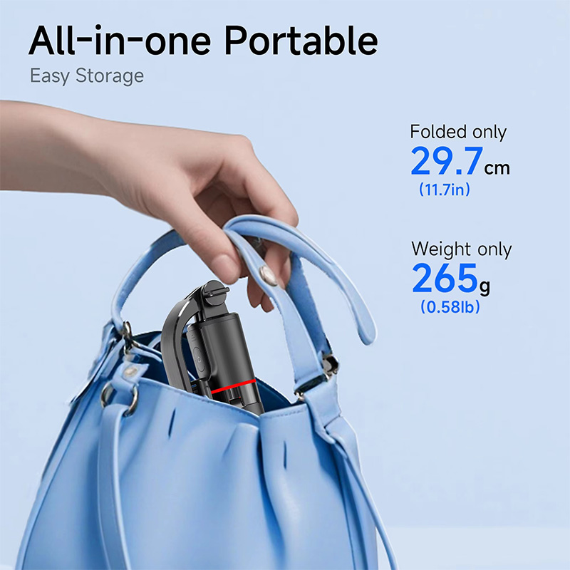 Wireless Remote Selfie stick mobile phone stand anti shake and retractable tripod for Iphone Android Smartphone Shooting Vlog