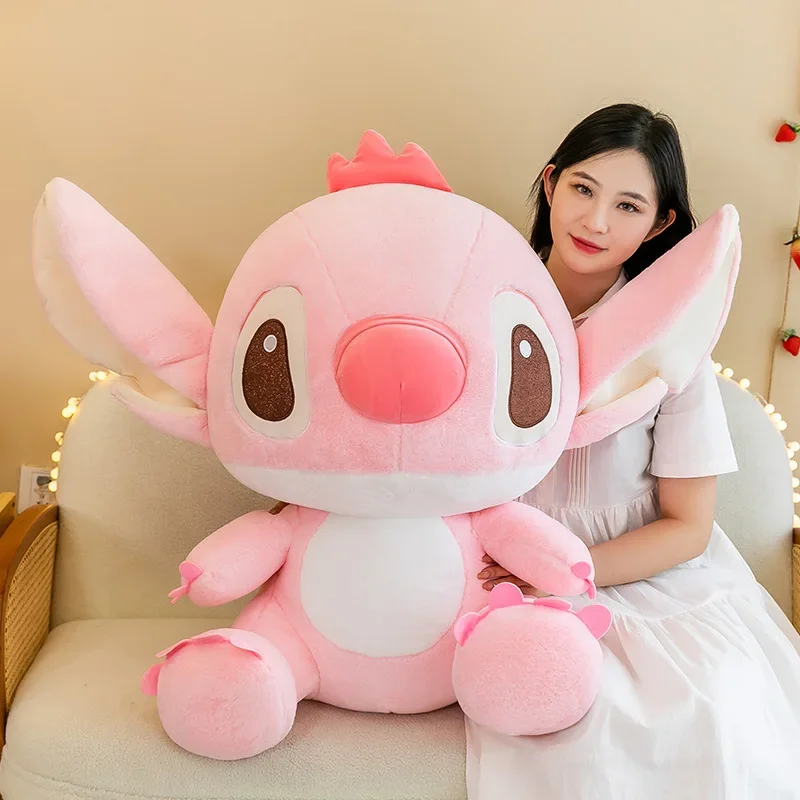 Disney Plushie สัตว์ Stitch ตุ๊กตา Plushie รุ่นการ์ตูนตุ๊กตา Plush ตุ๊กตาอะนิเมะตุ๊กตาของเล่นเด็ก Kawaii เด็กของขวัญวันเกิด