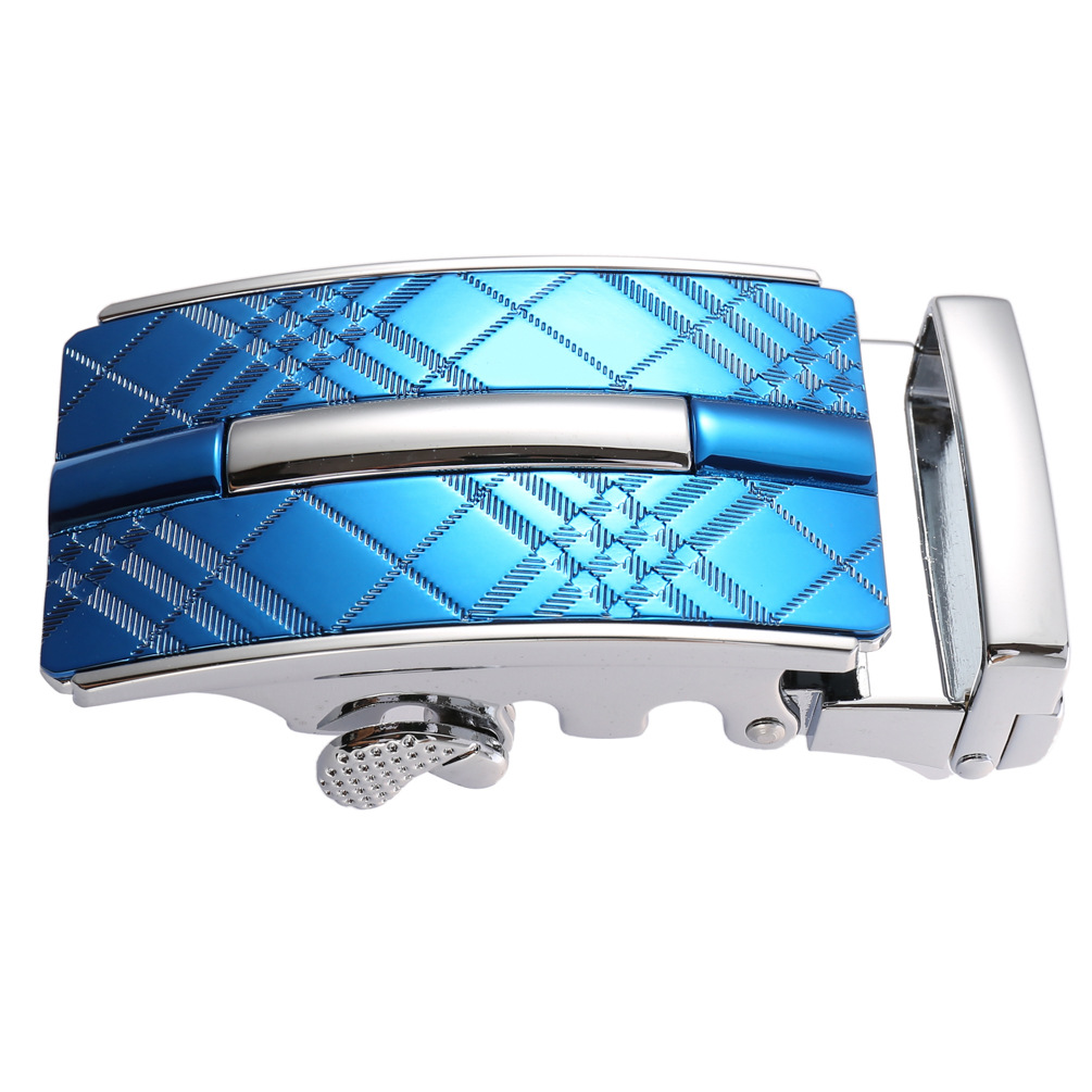 Hebilla de cinturón de aleación para hombre, hebilla automática de negocios, ajuste de 3,5 cm de ancho, cinturón de trinquete no poroso, alta calidad, nueva moda