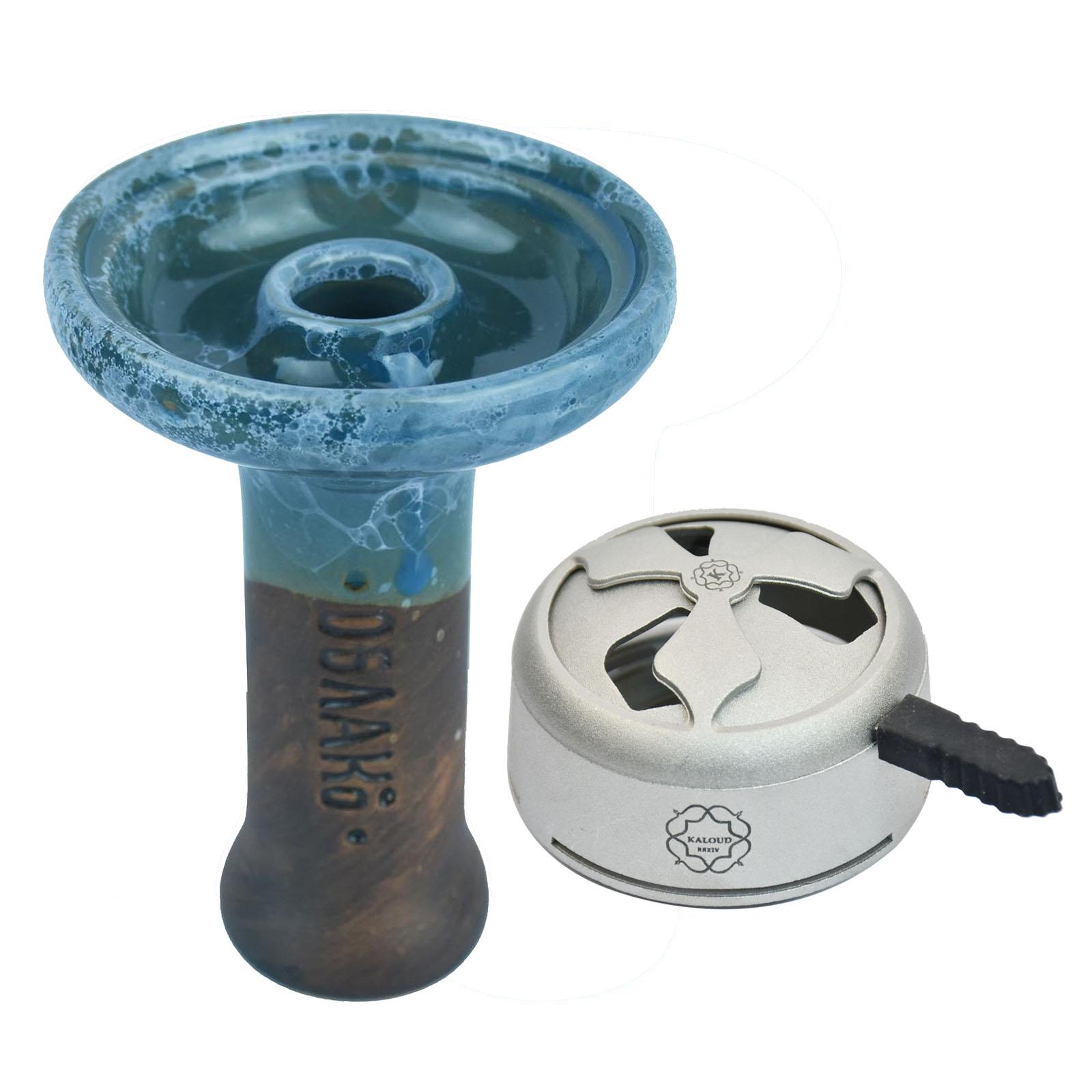 Cuencos para cachimba con esmalte de Color, soporte de cerámica para tabaco, Shisha, sistema de manejo del calor, accesorios para cachimba Oblako Chicha