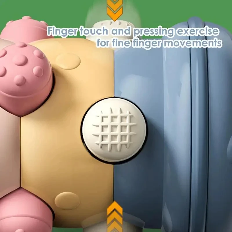 Jouet à rouleau rampant pour activité infantile, rouleau de temps du ventre, développement éducatif Montessori, jouets sensoriels pour enfants de 0 à 12 mois