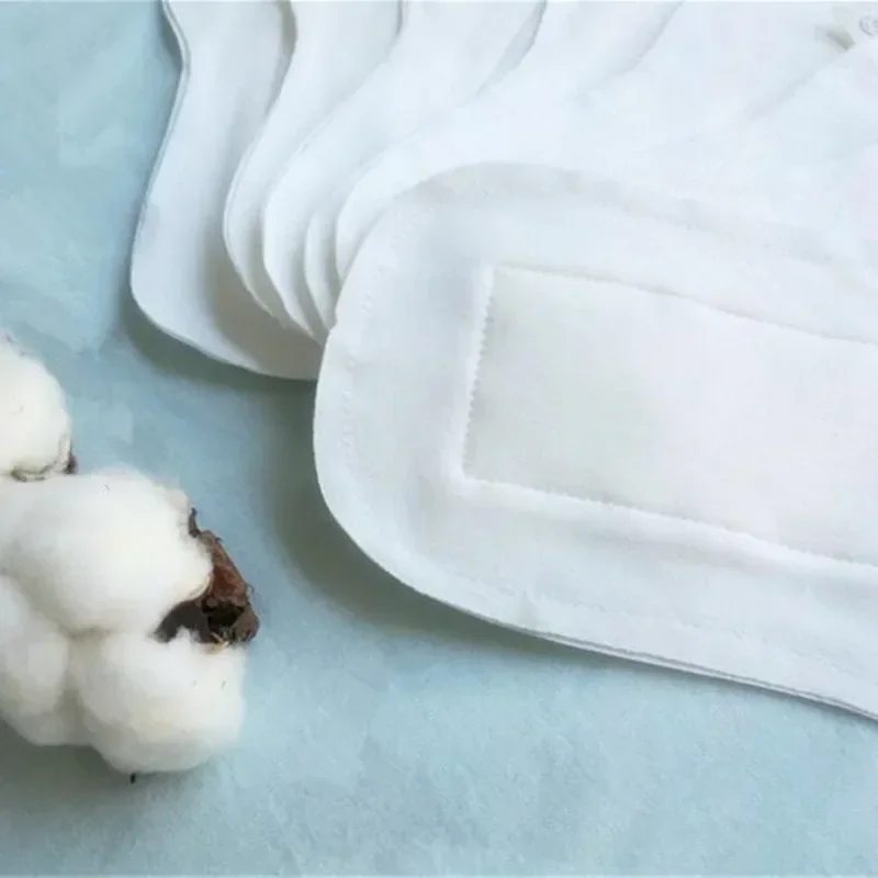 Almohadilla Menstrual reutilizable, almohadillas finas de algodón, bragas lavables, toalla sanitaria, forro, suministros de higiene femenina, pañal para adultos, 5 uds.
