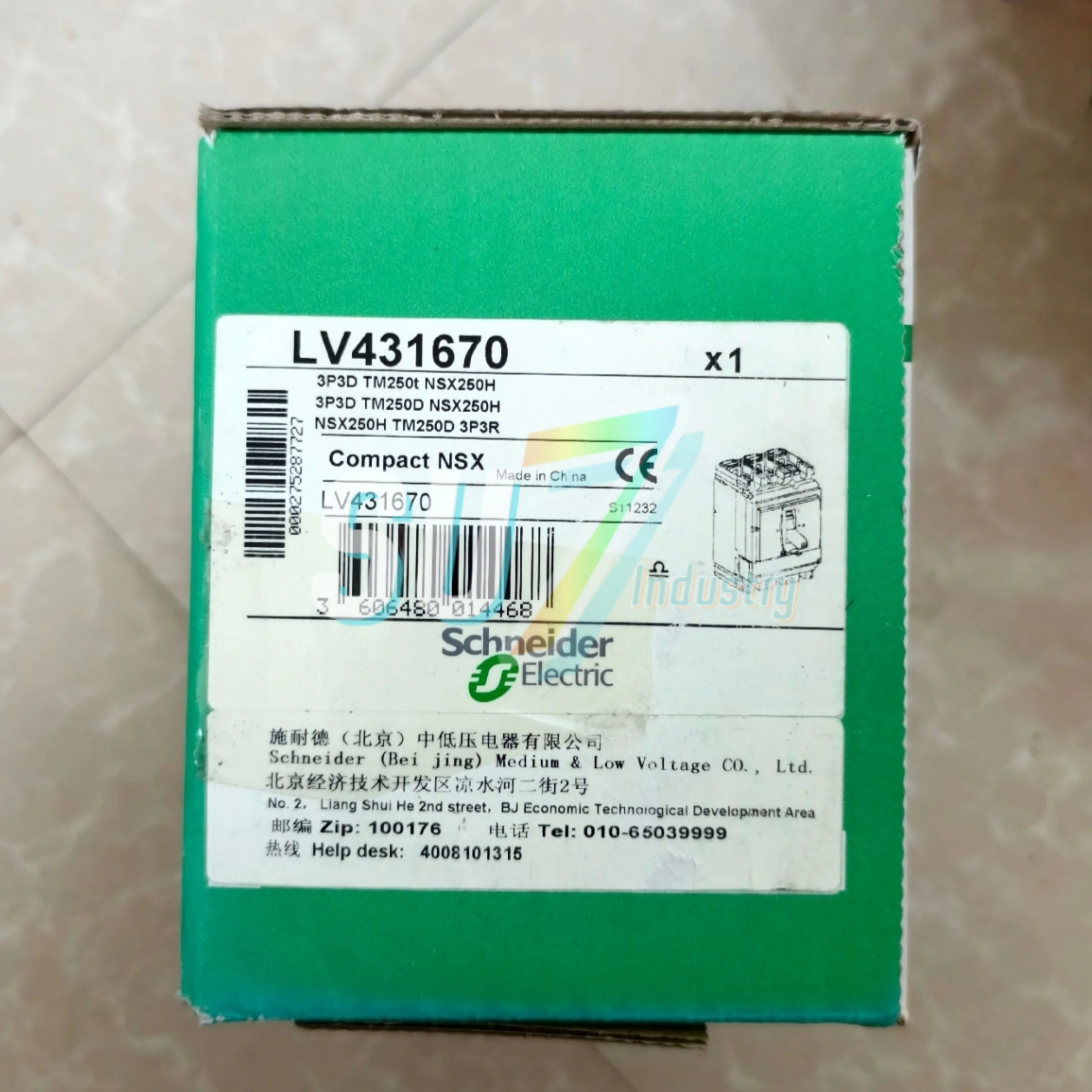 LV431631    LV431670      Circuit Breaker   New In warehouse