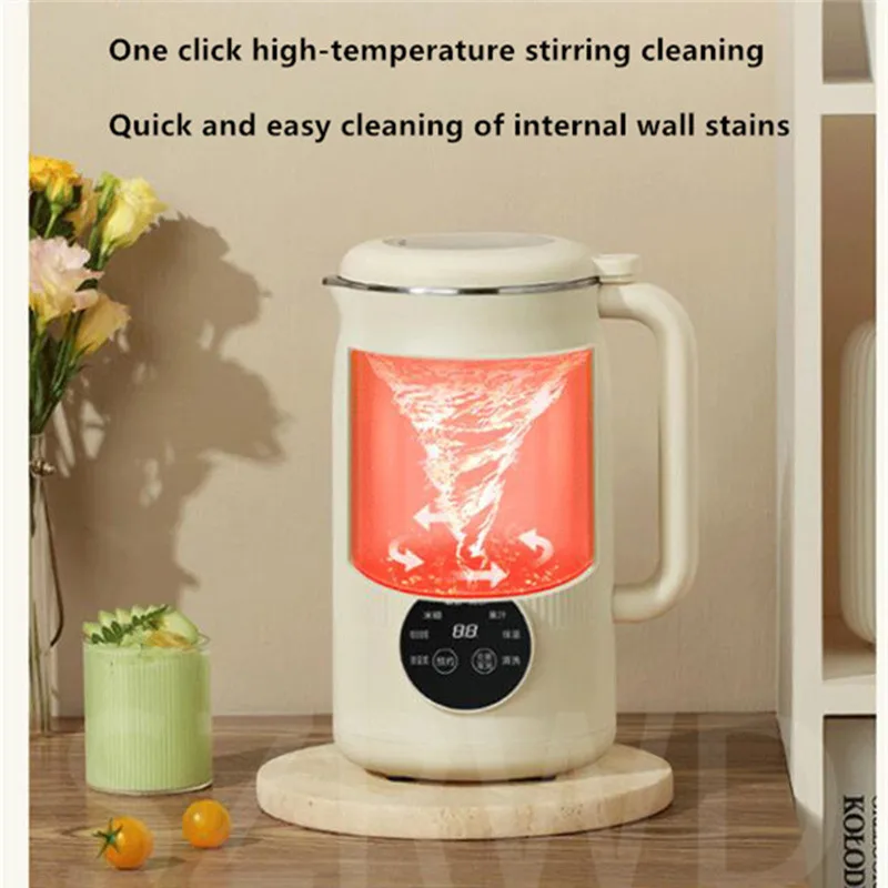 1200ml Soybean Milk Machine Multifunction Juicer Portable Blender Wall Breaking Machine Automatic Heat Home Soy Milk Maker 220V