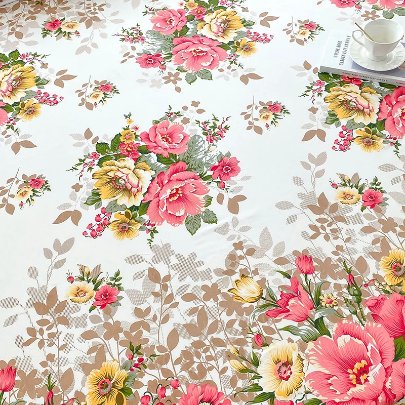 Sábanas con estampado de flores, sabanas con estampado reactivo, cama matrimonial individual/Queen/King, funda de colchón, sábanas dobles