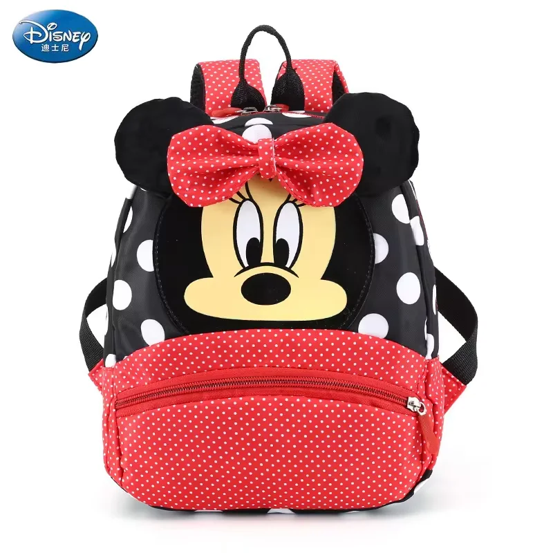 กระเป๋าเป้สะพายหลังการ์ตูนสําหรับเด็กทารกเด็กหญิง Minnie Mickey Mouse เด็กน่ารักกระเป๋านักเรียนอนุบาลกระเป๋านักเรียนเด็กของขวัญ