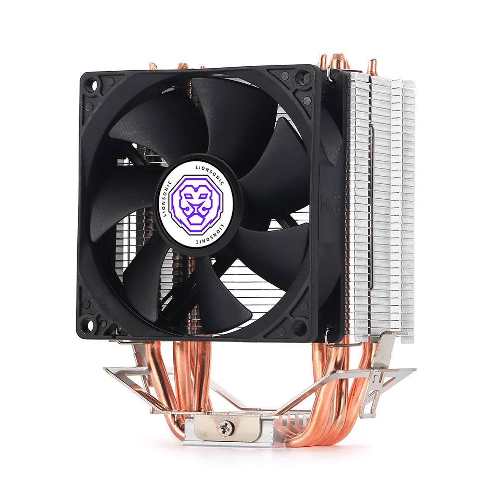 LIONSONIC 4 Heat Pipes CPU Cooler PWM RGB PC Quiet Intel LGA 1700 2011 2011-3 1200 115x X79 X99 E5 AMD AM3 AM4 CPU Cooling Fan