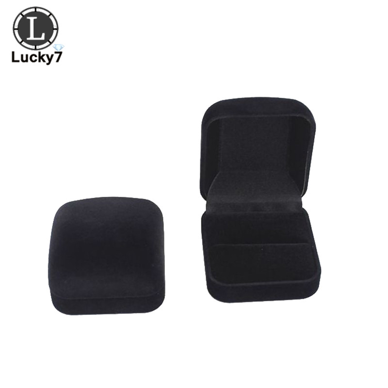 Engagement Velvet Ring Box Jewelry Display Storage Boxes For Wedding Ring Valentine's Day Gift Organizer Earrings