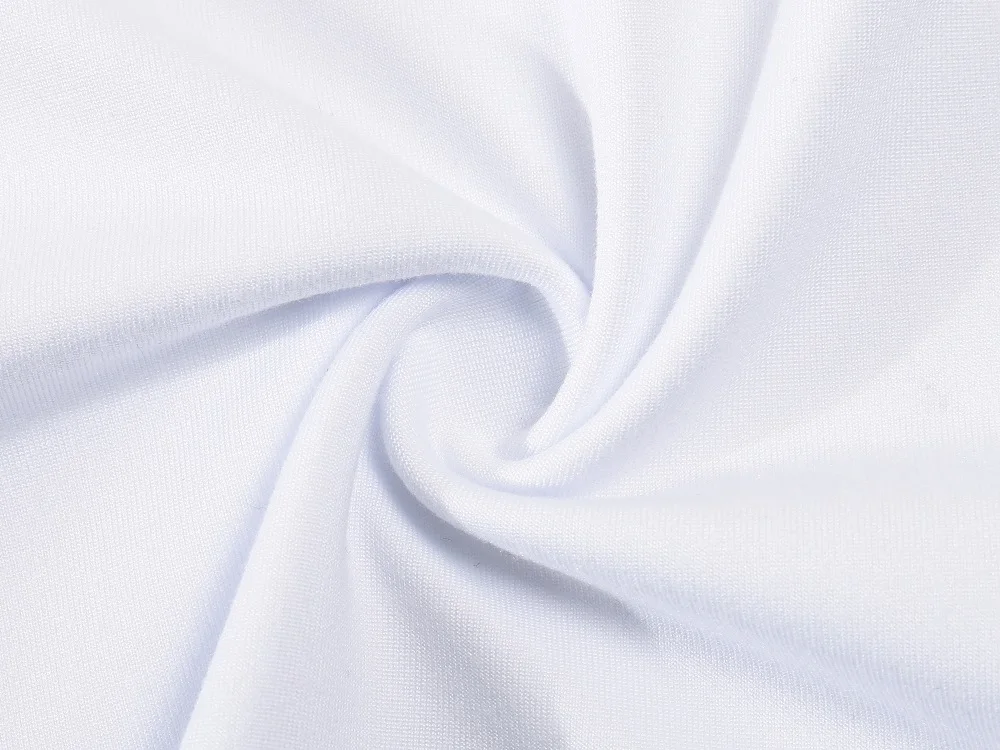 Miễn Phí Vận Chuyển Đồng Bằng Polyester Trắng Solf Cảm Ứng Thuốc Nhuộm Thăng Hoa Tẩy Trống Trẻ Em Áo Với Chất Liệu Cotton Tạo Cảm Giác Cho Thăng Hoa In