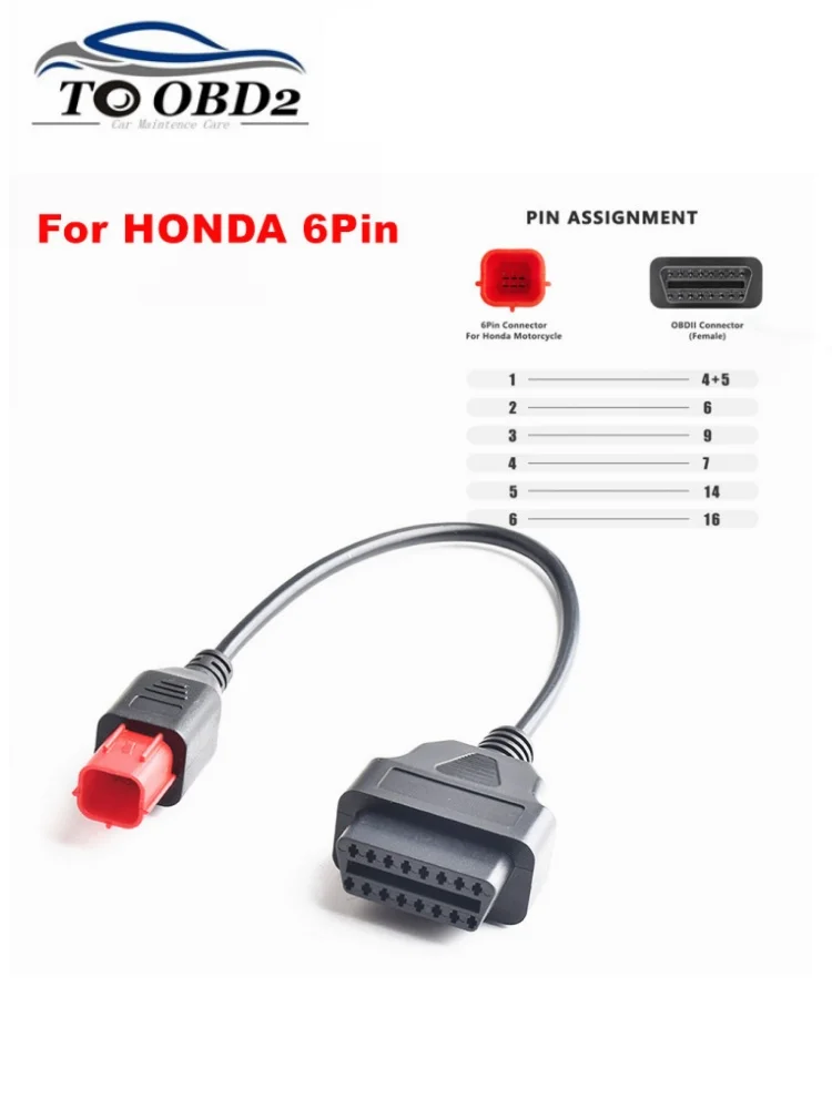 Kabel diagnostyczny motocykla OBD2 dla YAMAHA 3Pin 4Pin dla Honda 4Pin 6Pin do Kawasaki 6Pin do Suzuki 6Pin przewody silnika 6Pin