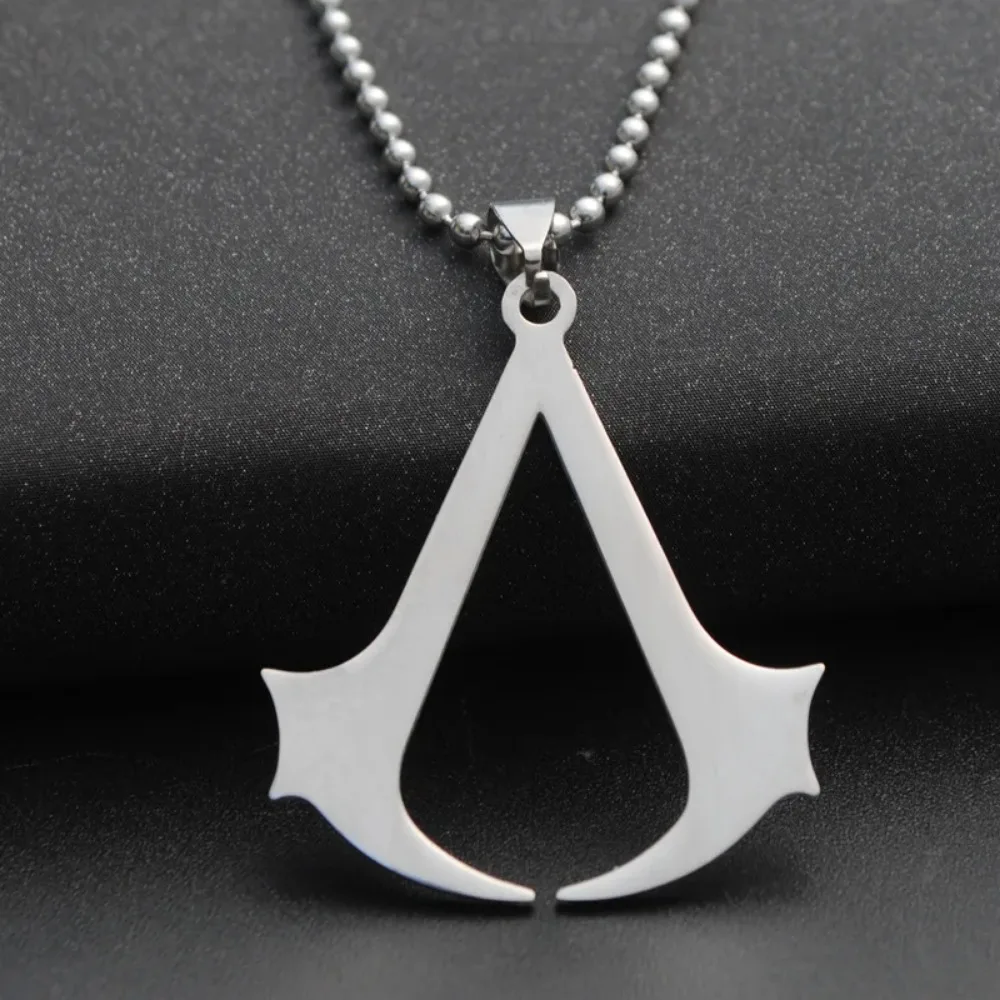 สแตนเลส Assassin Syndicate Creed DIY จี้เกมภาพยนตร์อะนิเมะคอสเพลย์สร้อยคอผู้ชายเครื่องประดับของขวัญ