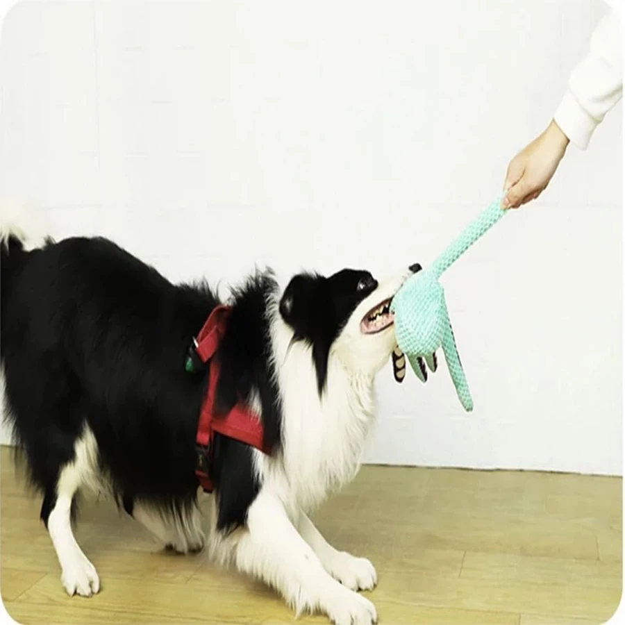 Hond huisdier pluche octopus speelgoed interactief geluid anti-sloop thuis grote en kleine hond verveling metgezel speelgoed