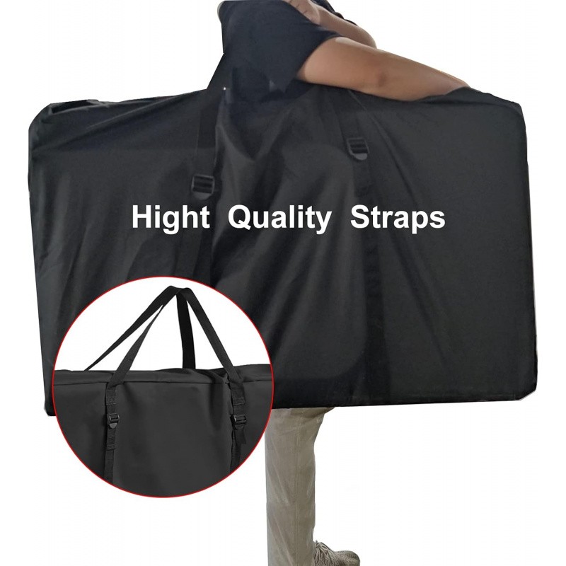 600DOxford Cloth Extra Large Furniture Storage Bag，Zipper Bag with Handle and Extension，Large Outdoor Chairs and Folding Bed Sto