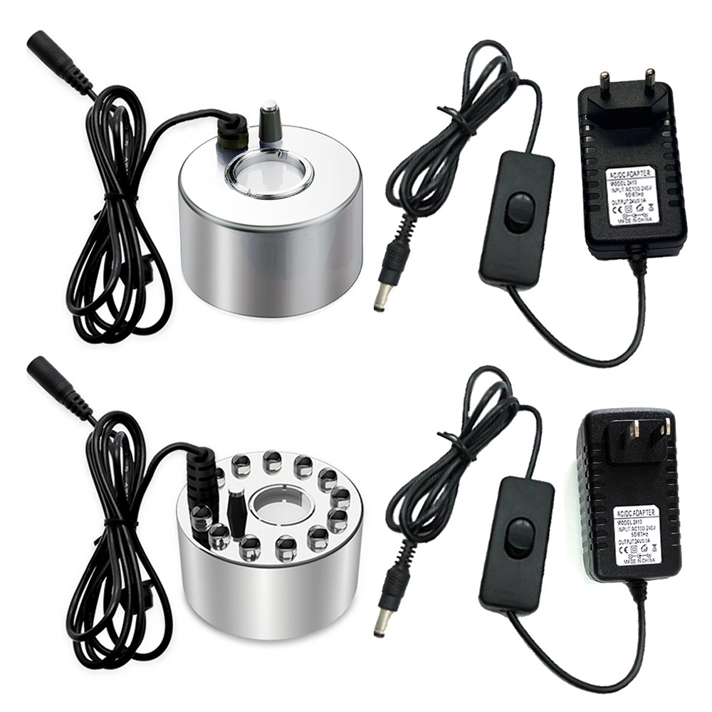 110V 220V Ultrasonic Mist Maker Fogger Fish Tank Atomizing Device Humidifier Hydroponics Nebulizer Water Fountain Pond Atomizer