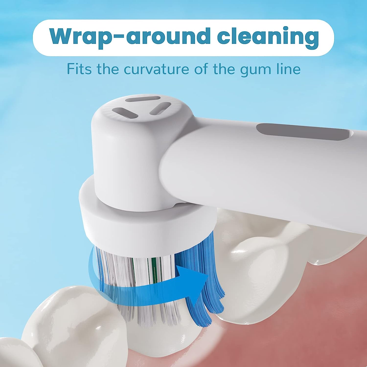 4/8/16 개/갑 전동 칫솔 교체 헤드 구강 B 칫솔 노즐 SB-17A 용 소프트 듀퐁 강모 칫솔 헤드