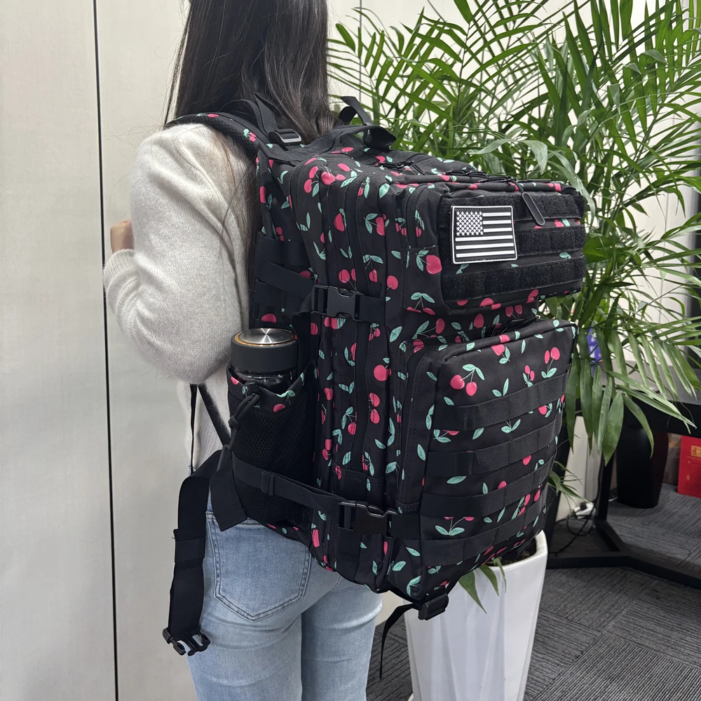 Mochila táctica de 45L, Mochila de asalto 3P, Mochila de viaje al aire libre de 3 días, Mochila de escalada impermeable, Mochila para acampar, senderismo y caza