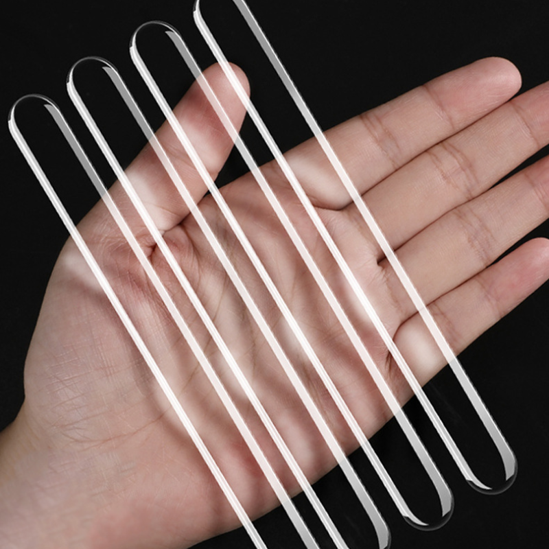 Pegatinas protectoras transparentes para manija de puerta de coche, protección antiarañazos, anticolisión, tira transparente Invisible