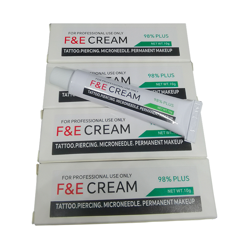 New F&E 98% Plus Tattoo Cream 10g Before Permanent Makeup Microblading Piercing Eyebrow Lips  Auxiliary Cream Tattoo Removal
