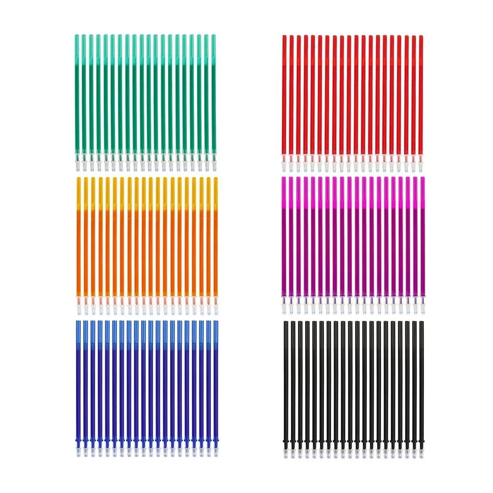 20 Chiếc Xong Xóa Được Gel Refill 0.35Mm Đen/Xanh Dương/Đỏ/Xanh/Tím/Cam Mực ma Thuật Viết Xong Xóa Được Bút Nạp Lại Trường Viết Tiếp Liệu