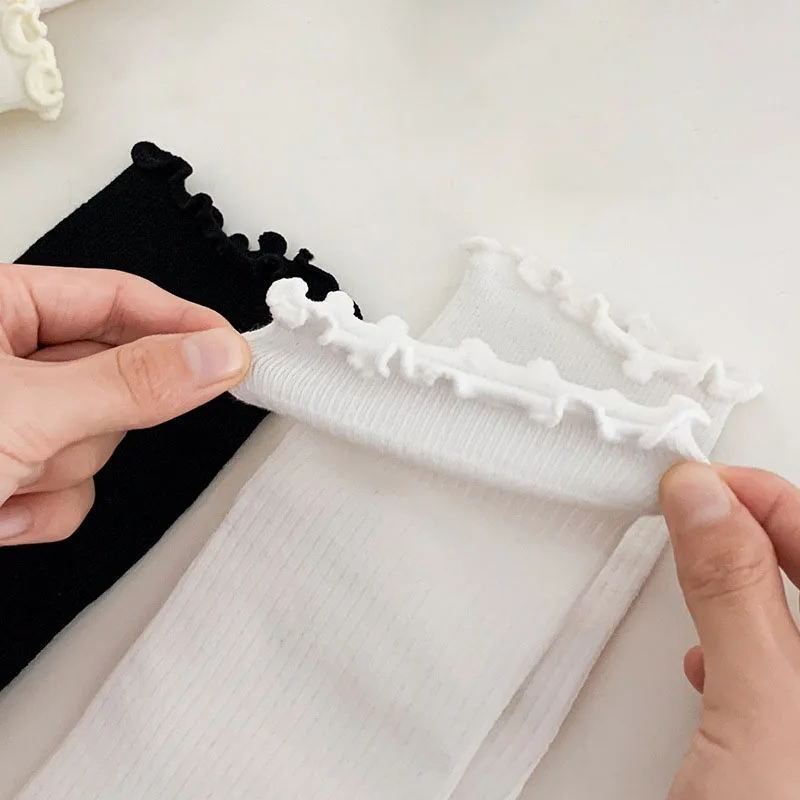 Calcetines informales de algodón con dos dedos para mujer, medias de tubo medio, calcetines elásticos con punta abierta, chanclas, sandalias, calcetines de dos dedos