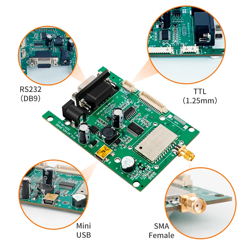 UHF RFID keramische antenne 860-960 mhz Lezer Schrijver UHF RFID Development Kit RFID-module