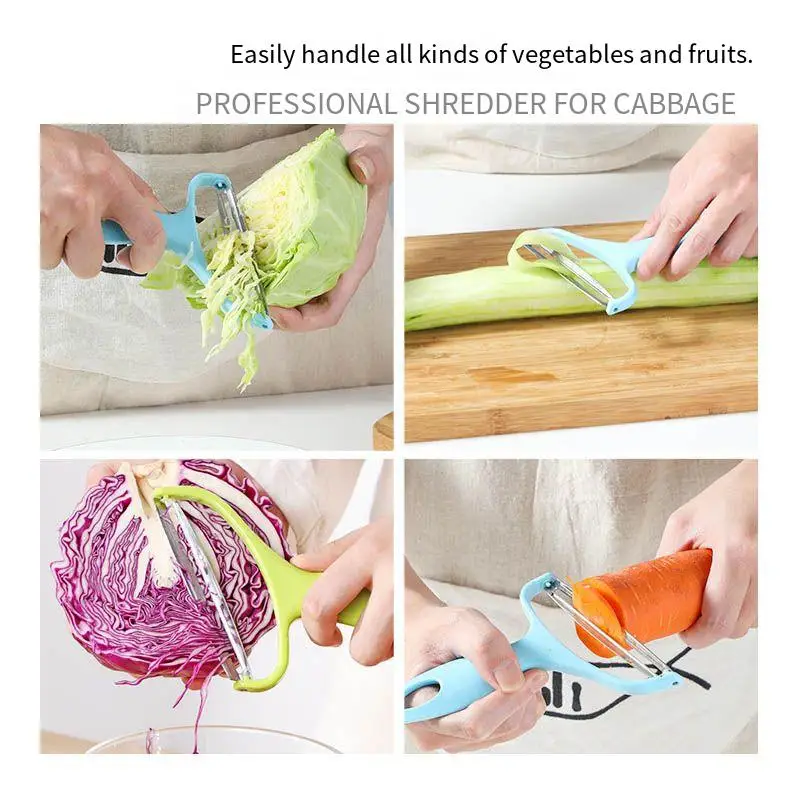 Vegetable Cutter Cabbage Grater Salad Potato Slicer Shredder Multifunctional Home Kitchen Tools Suitable for Planing Peeling