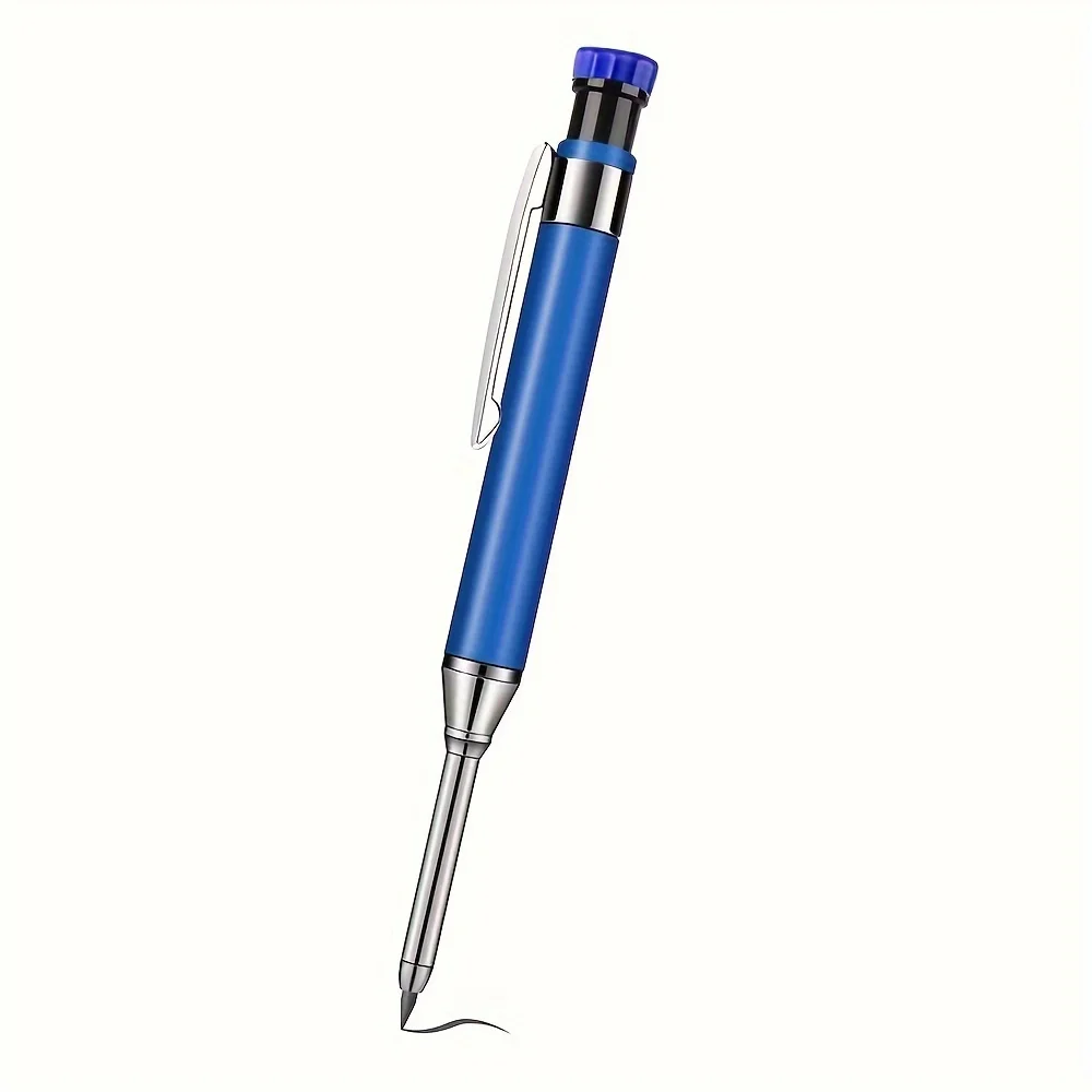 2.8 มม.โลหะอลูมิเนียม Rod Deep Hole ปากกา,ปากกามาร์กเกอร์,ไม้ดินสอ,Built-in ดินสอ Sharpener