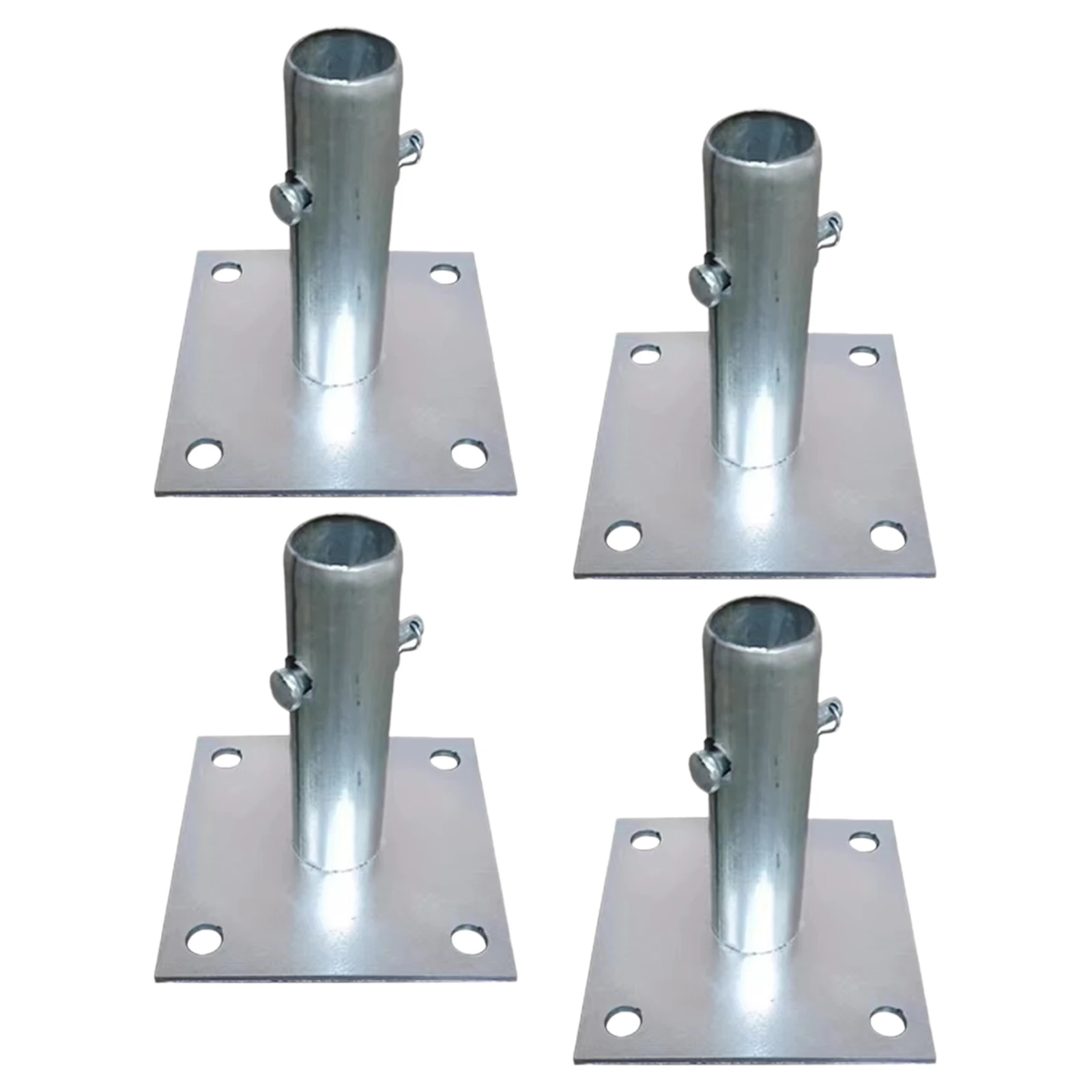 Galvanized Scaffold Base with Pin, Square Scaffold Base Plates, Scaffolding Parts for Construction