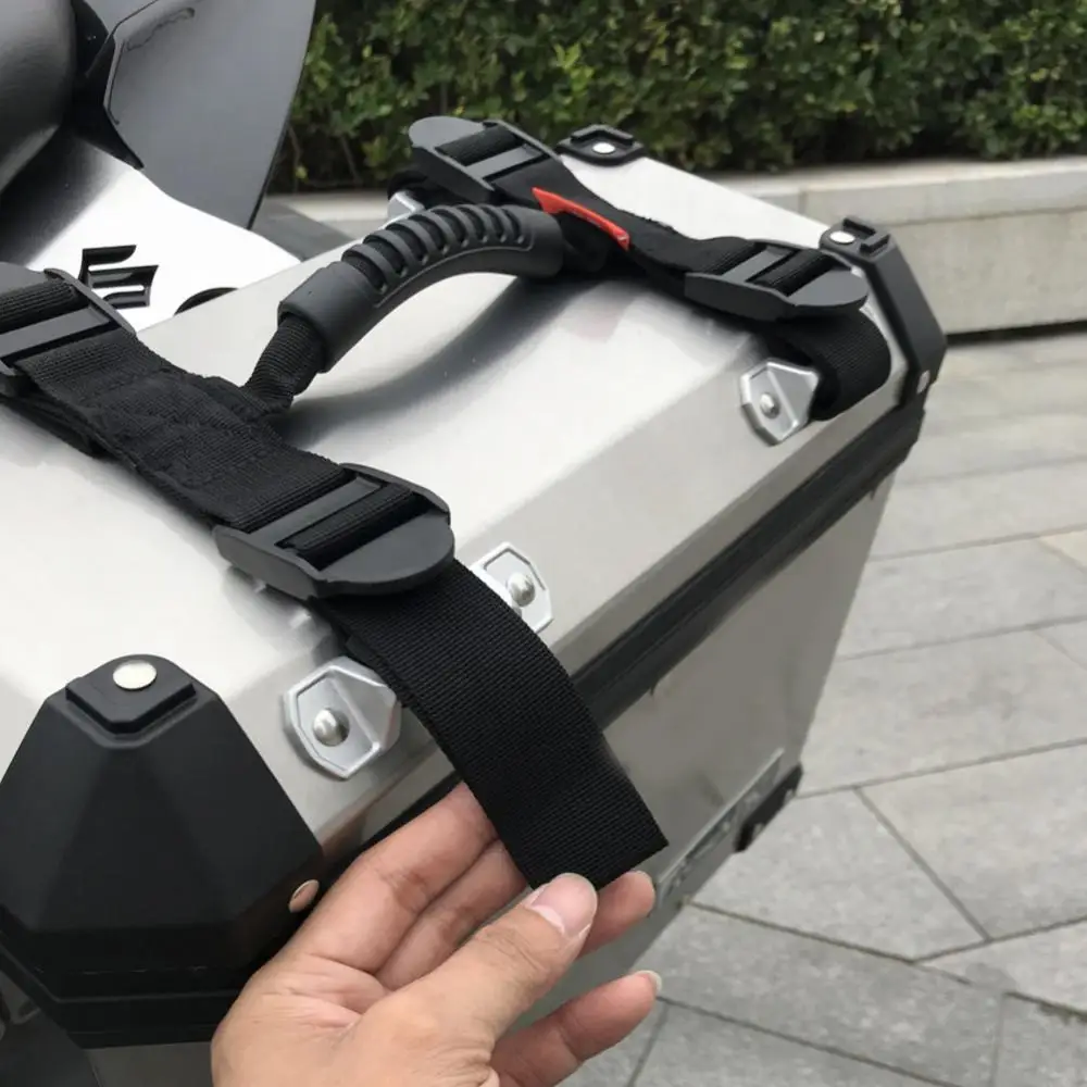 2019 nueva cuerda de mango de caja lateral de aleación de aluminio para correa de equipaje de motocicleta universal cuerda de mango