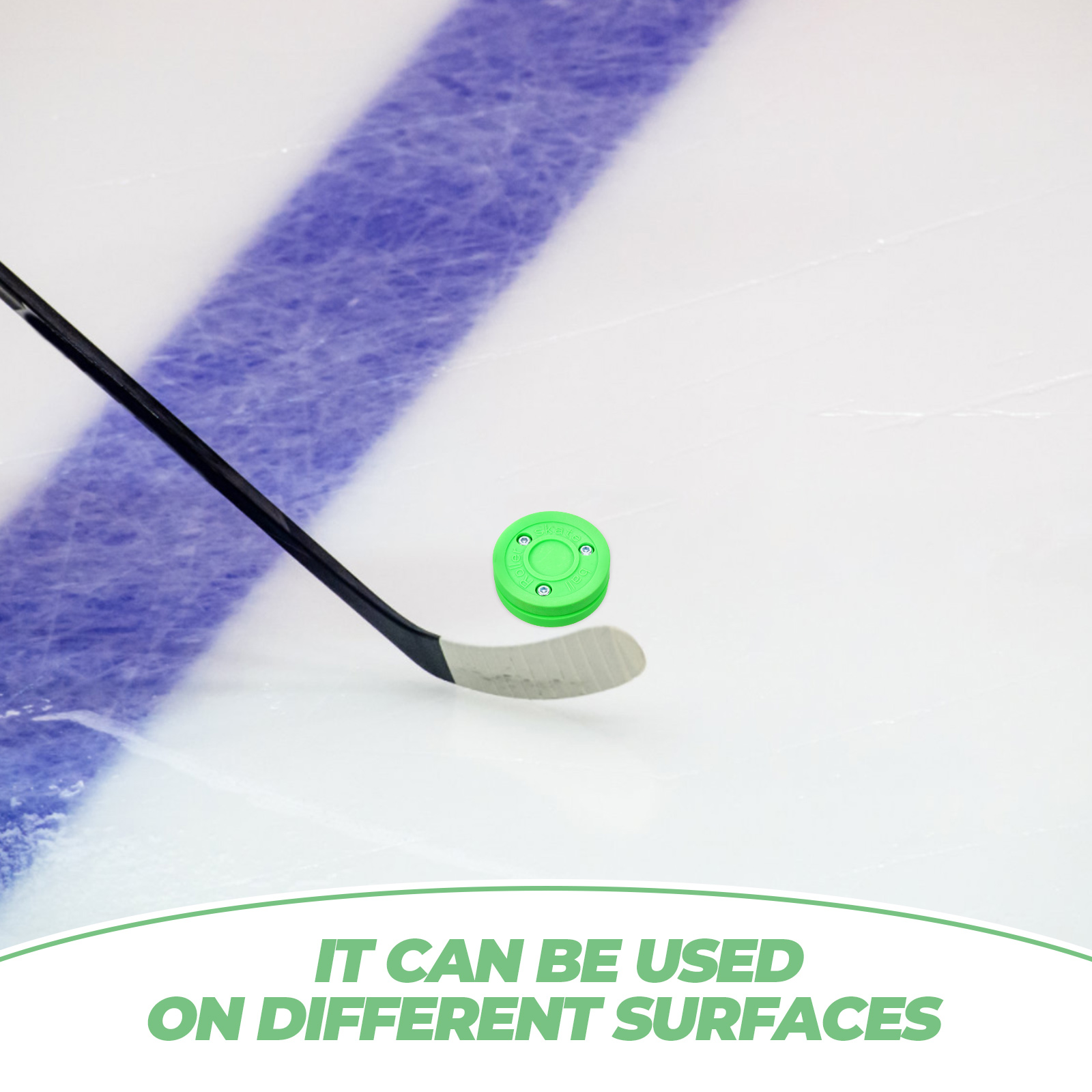 Training Hockey Roller Puck Plastic Training Puck Ice Hockey Puck Ice Hockey Sport Supply Multi-Function Training Ball Accessory