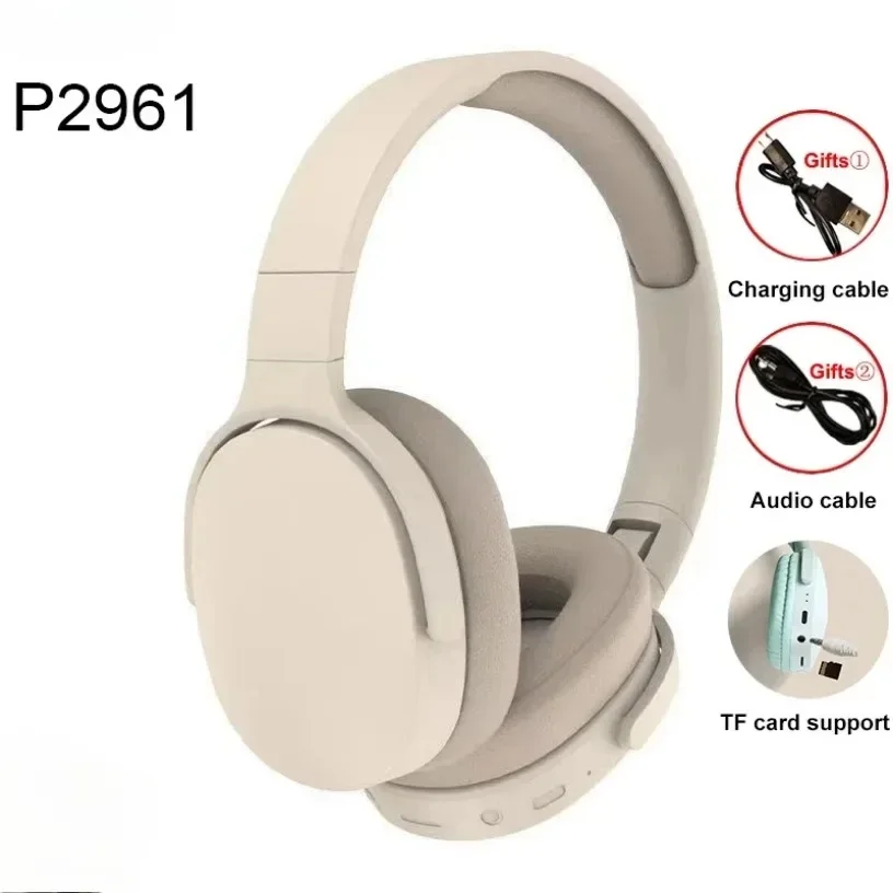 Moda alta fidelidade fones de ouvido estéreo verdadeiro esportes com fones tf/aux leitor música com microfone sem fio bluetooth fones sobre a orelha