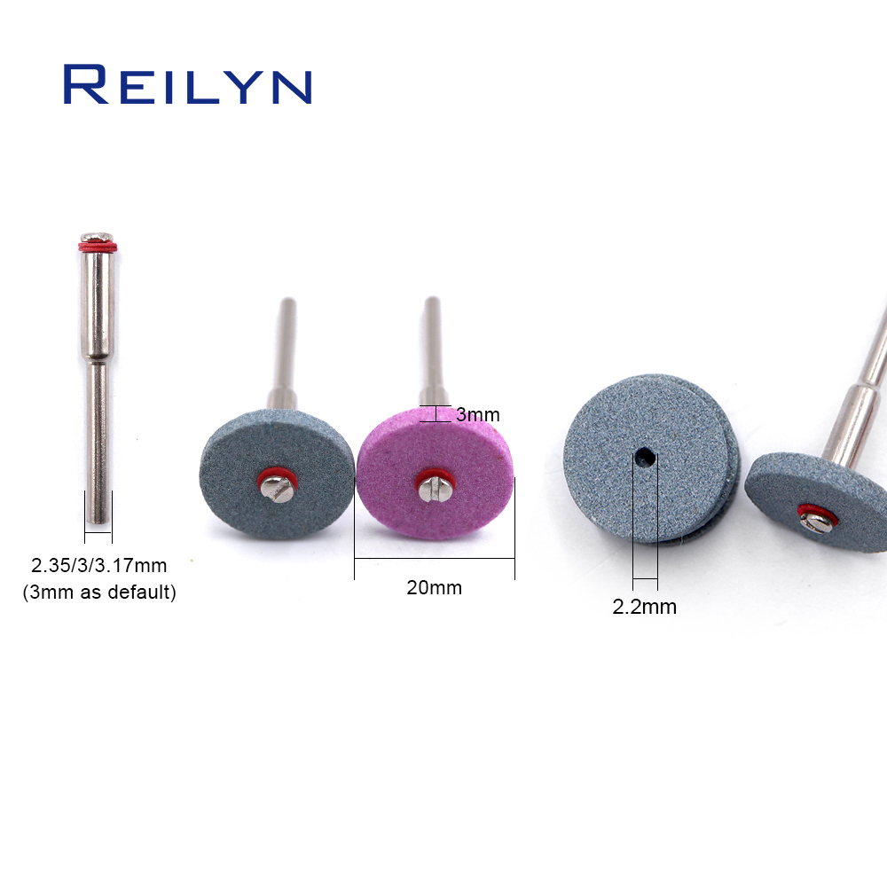 12/24/36pcs 20mm Dremel Accessories Mini Drill Grinding Buffing Wheel Stone Polishing Pad for Bench Grinder Dremel Rotary Tool