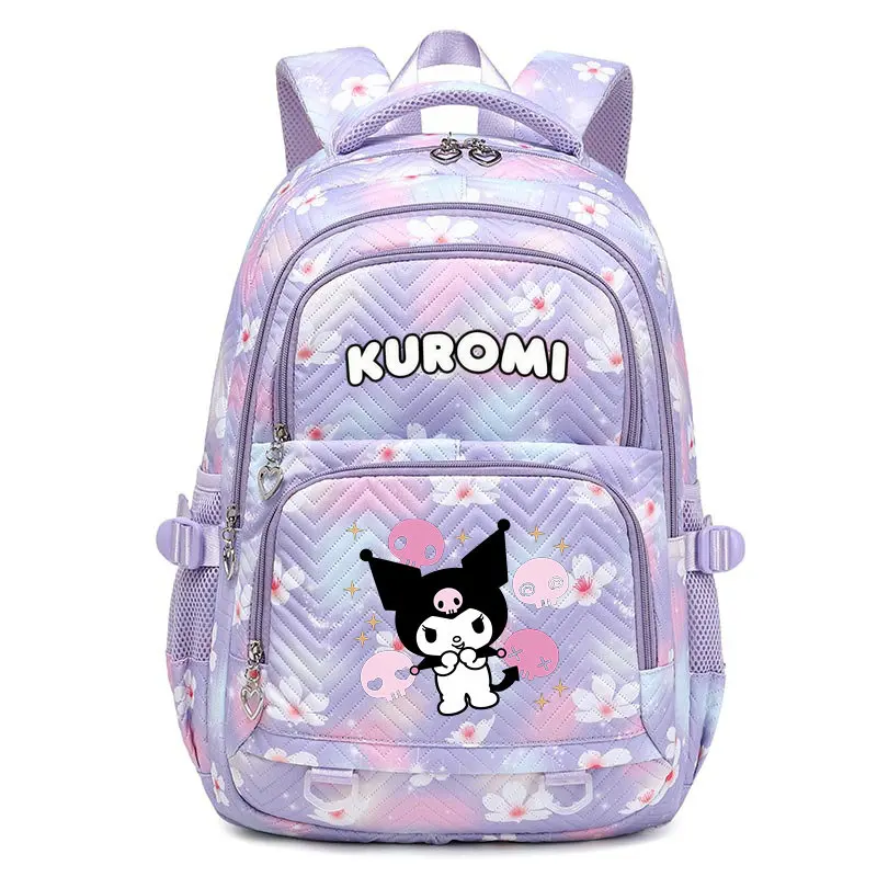 만화 쿠로미 마이멜로디 여성용 대형 스쿨백 학생 백팩 여학생 책가방 십대 배낭 책가방 배낭 모칠라