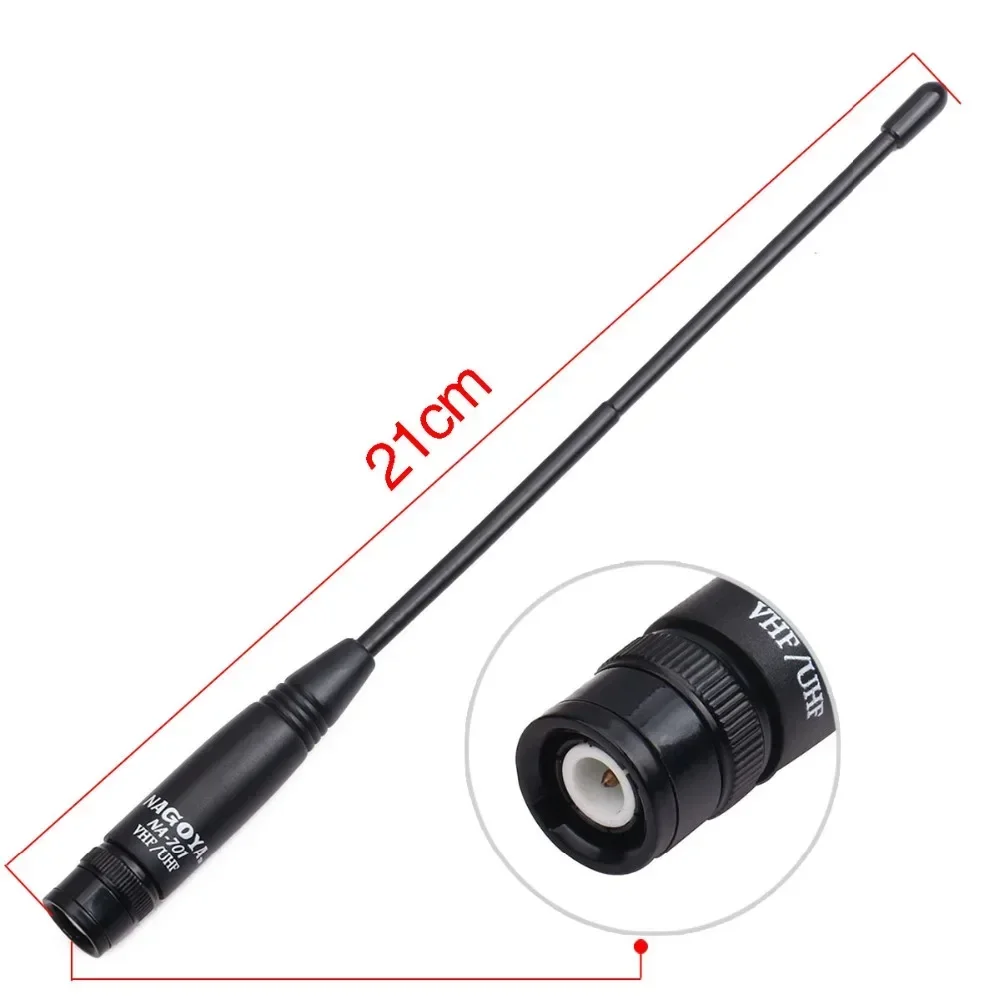 Nagoya NA-701 BNC banda Dual 144/430Mhz antena suave Flexible HT/Scanner para ICOM TYT Wouxun Walkie Talkie Radio Ham CB Radio