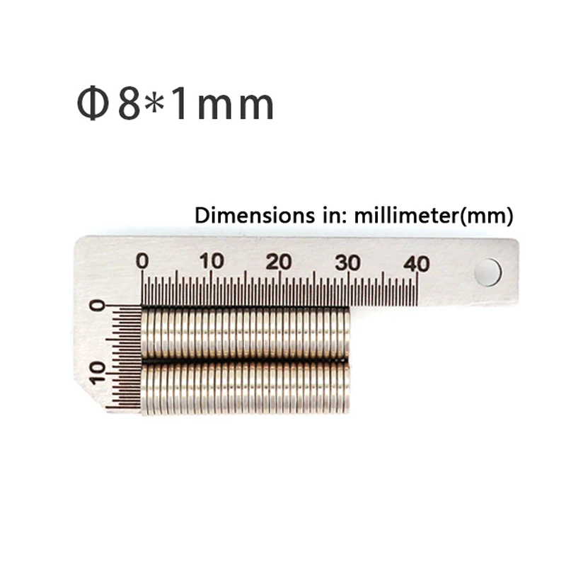 1x0.5 1x1 2x1 3x1 4x1 5x1 6x1 7x1 8x1 9x1 10x1 mm Strong Round Magnets for Fridge Office Use Refrigerator magnet Magnetic hook